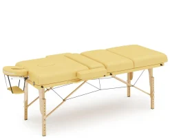 Massageliege 4-Zonen gelb