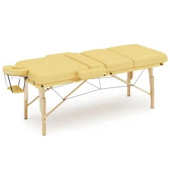 Massageliege 4-Zonen gelb