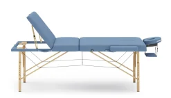 Massageliege 3-Zonen hellblau