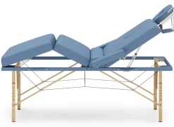 Massageliege 4-Zonen hellblau
