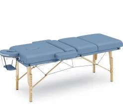 Massageliege 4-Zonen hellblau