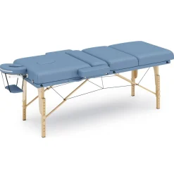 Massageliege 4-Zonen hellblau