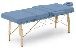 Massageliege 4-Zonen hellblau