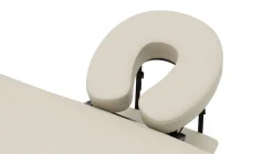 Massageliege 3-Zonen mit Lagerungsrollen beige