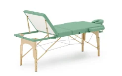 Massageliege 3-Zonen mit Lagerungsrollen türkis