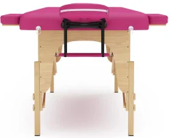 Massageliege 2-Zonen pink