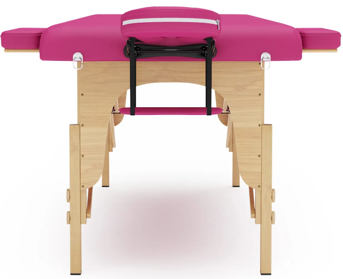Massageliege 2-Zonen pink