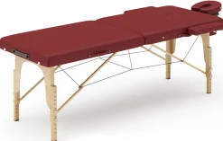 Massageliege 2-Zonen rot