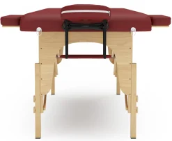 Massageliege 2-Zonen rot