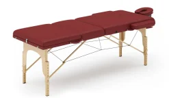 Massageliege 3-Zonen rot
