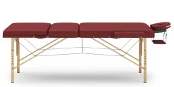 Massageliege 3-Zonen rot