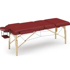 Massageliege 3-Zonen rot