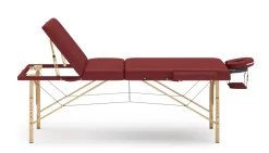 Massageliege 3-Zonen rot