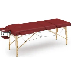 Massageliege 3-Zonen rot