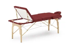 Massageliege 3-Zonen rot