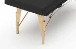 Massageliege 4-Zonen schwarz