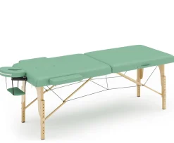 Massageliege 2-Zonen türkis