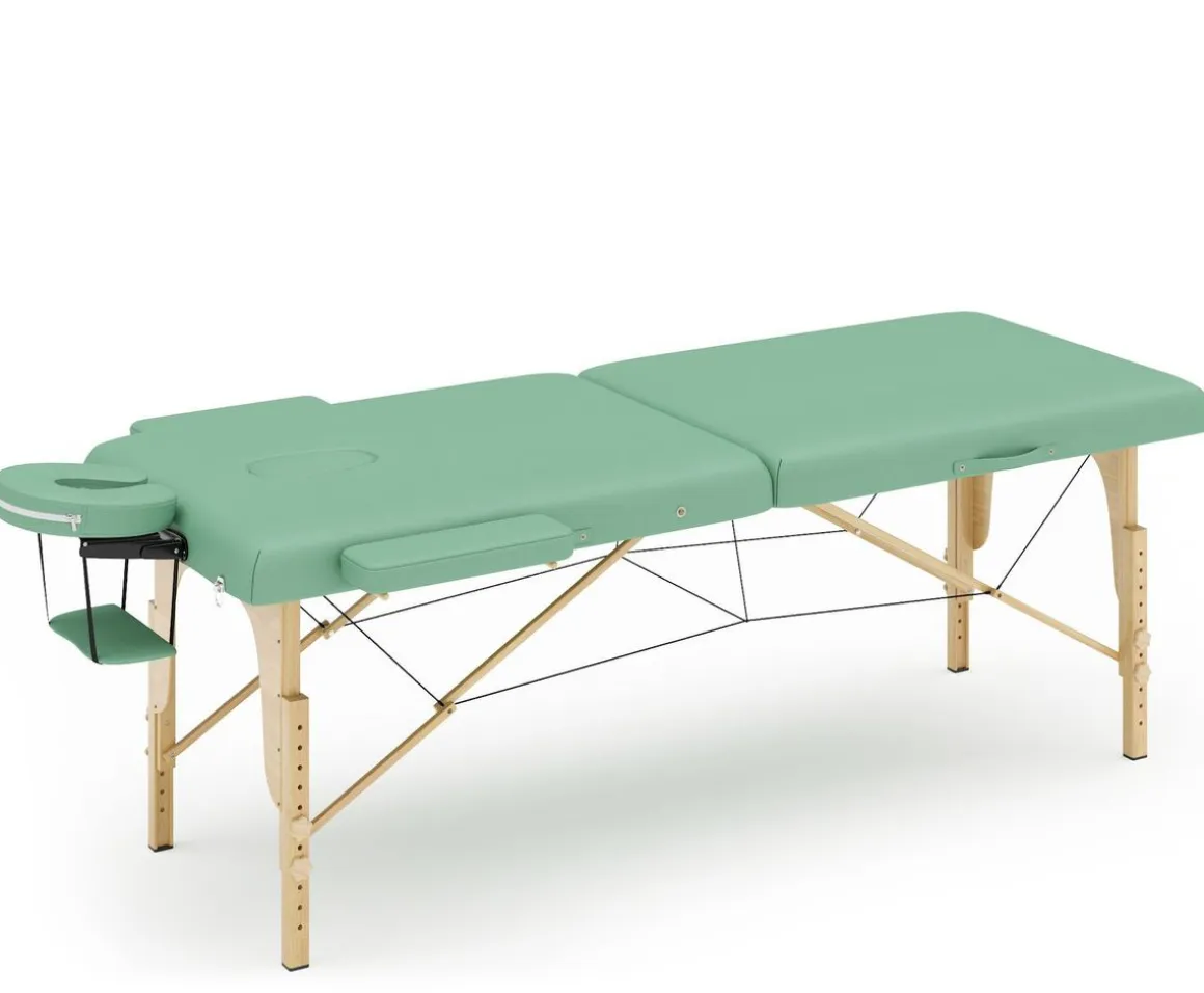 Massageliege 2-Zonen türkis