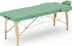 Massageliege 2-Zonen türkis