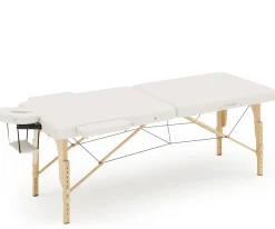Massageliege 2-Zonen weiss