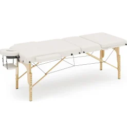 Massageliege 3-Zonen weiss