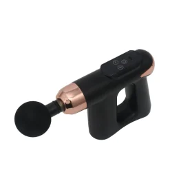Massagepistole mit Griff schwarz/gold