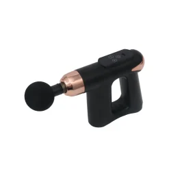 Massagepistole mit Griff schwarz/gold