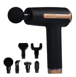 Massagepistole schwarz/gold