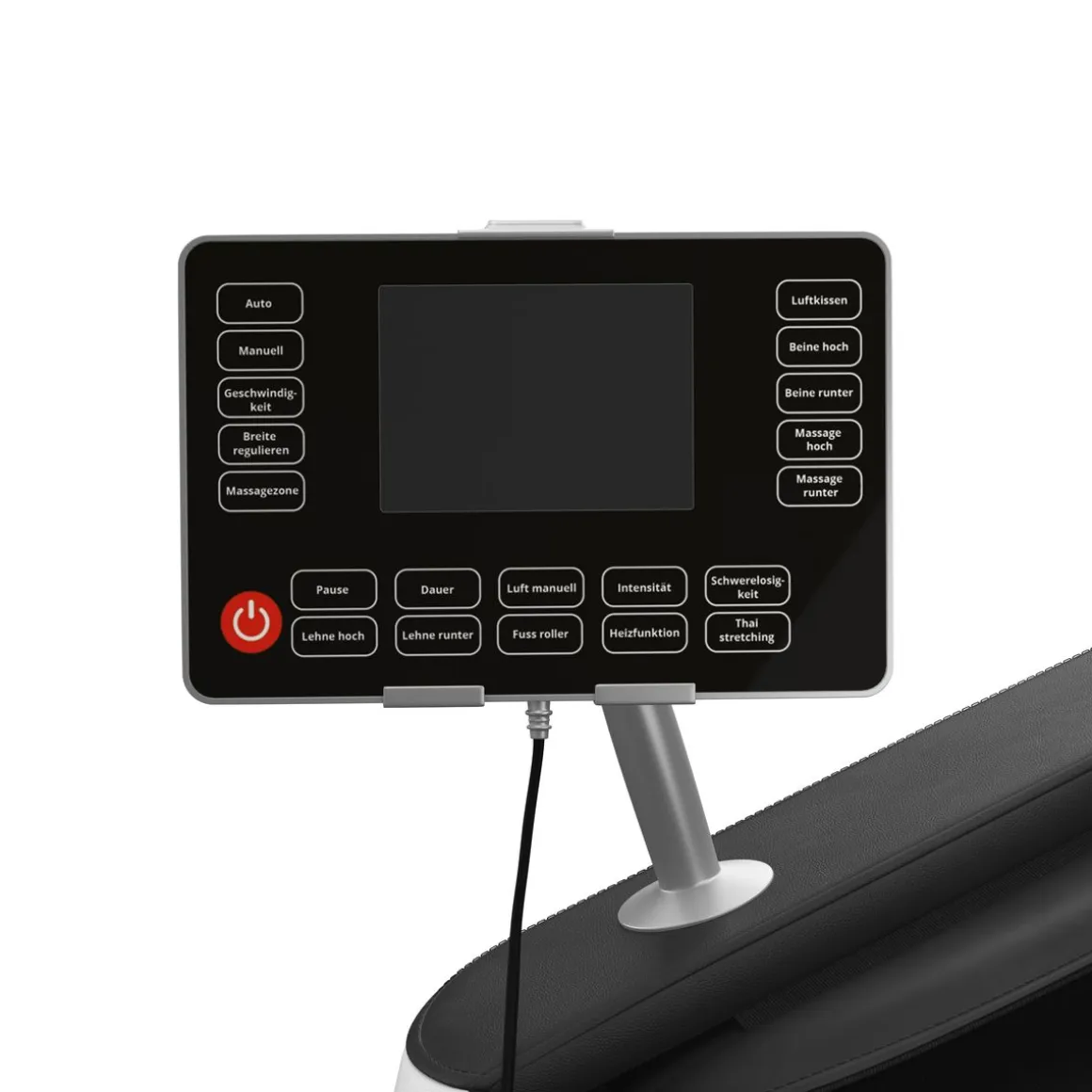 Massagesessel BLISSFUL SL TRACK schwarz/weiss