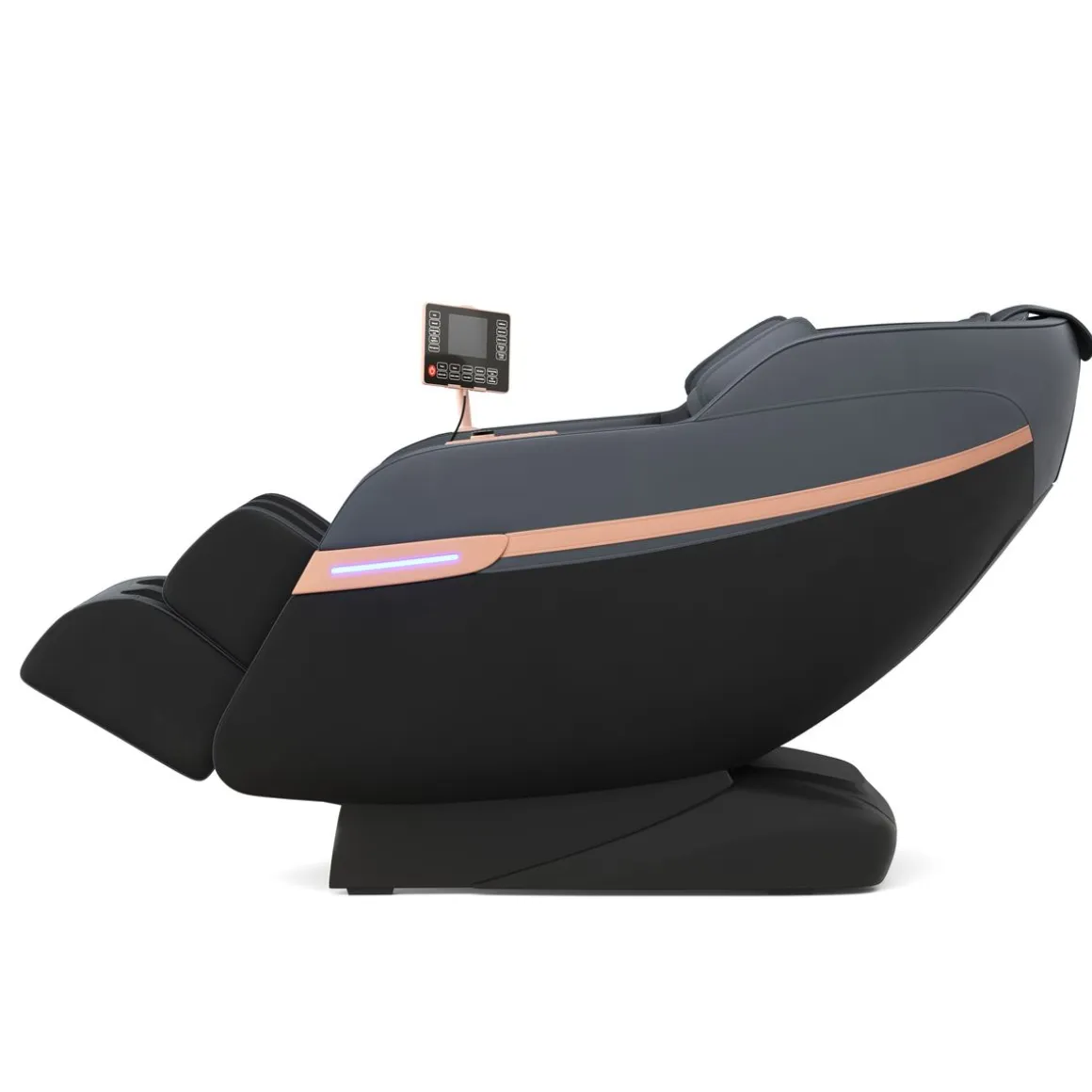 Massagesessel ELSWEIR anthrazit/schwarz