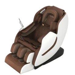 Massagesessel REVIO braun/weiss