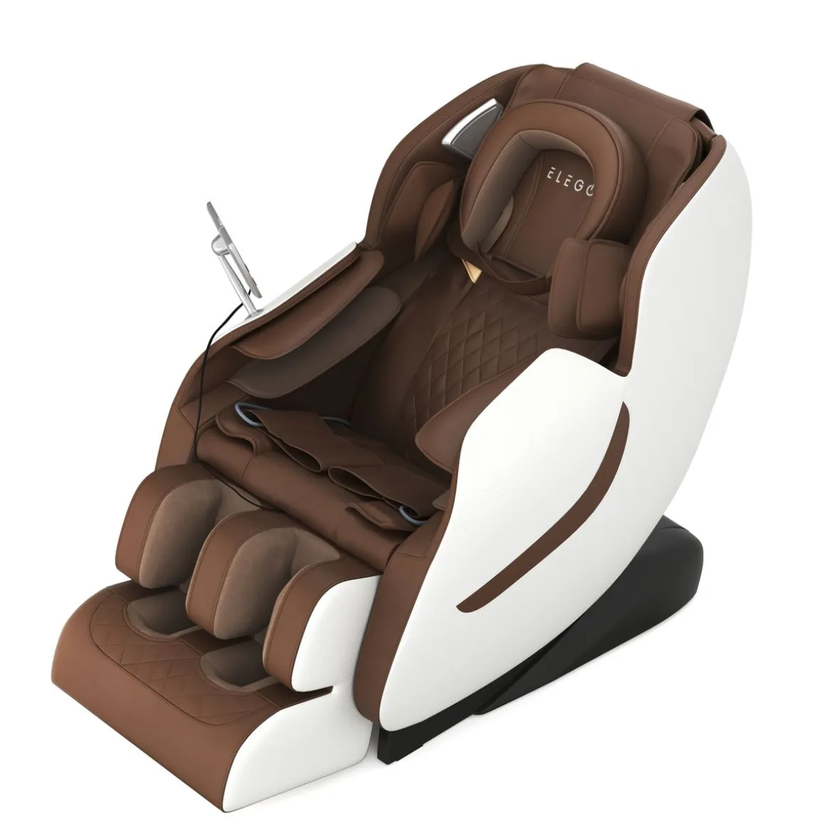Massagesessel REVIO braun/weiss