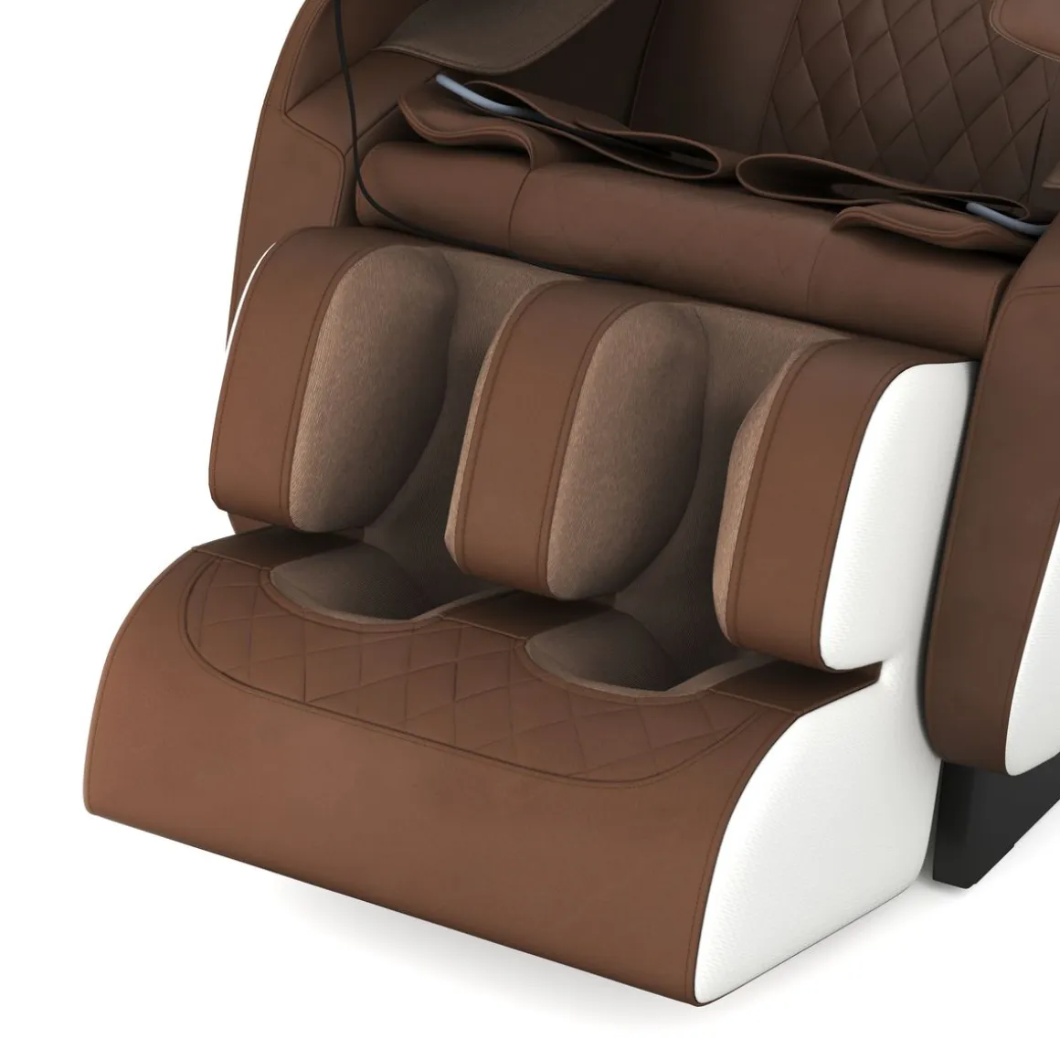Massagesessel REVIO braun/weiss