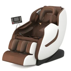 Massagesessel REVIO braun/weiss