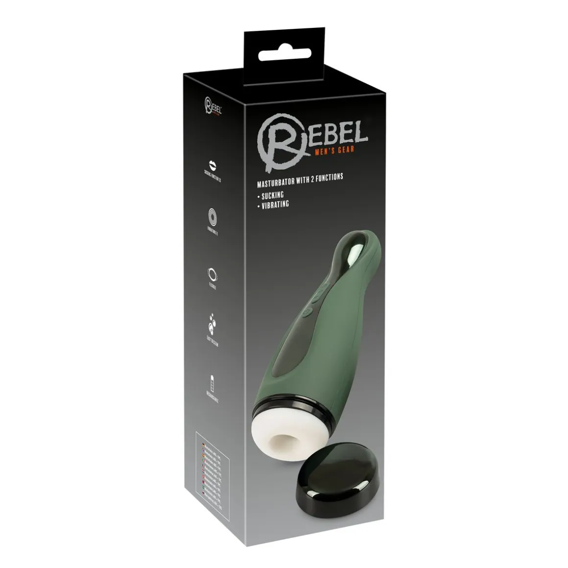 Masturbator Rebel mit 2 Funktionen