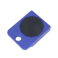 Möbelrollen viereckig 5er Set blau