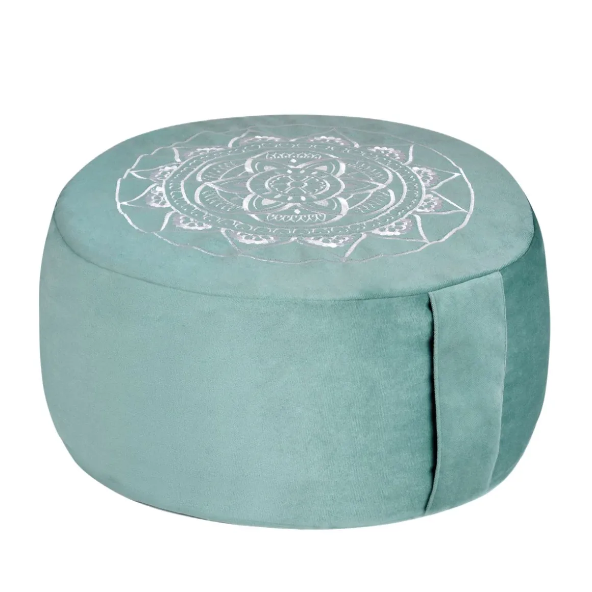Meditationskissen Samt 40 x 20 cm mint
