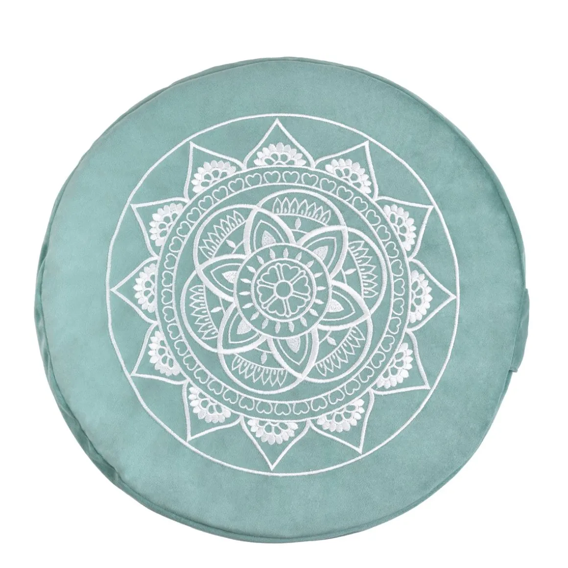 Meditationskissen Samt 40 x 20 cm mint