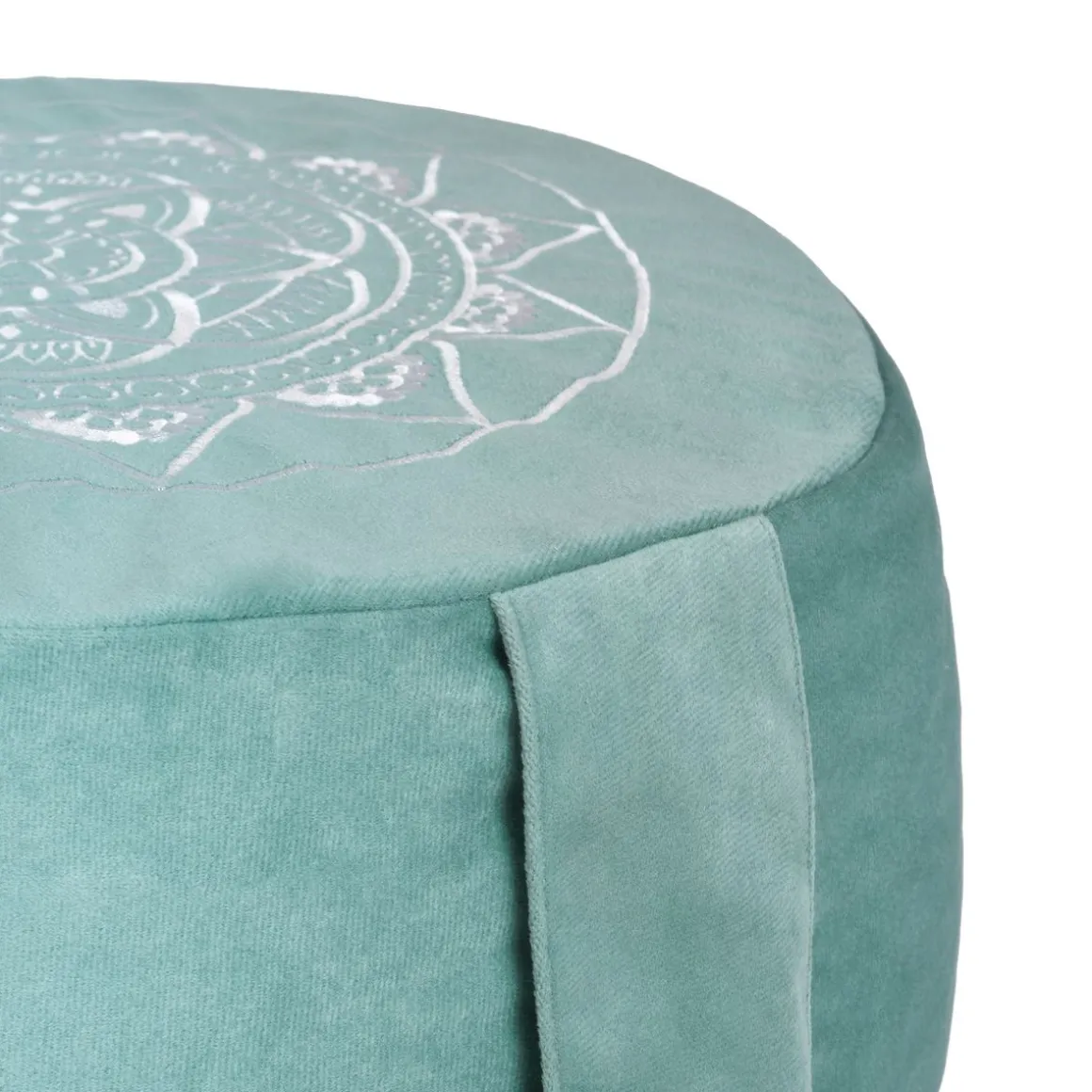Meditationskissen Samt 40 x 20 cm mint