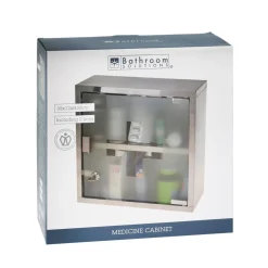 Medizinschrank Edelstahl 30 x 30 x 12 cm