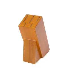 Messerblock Set Holz 6-teilig natur