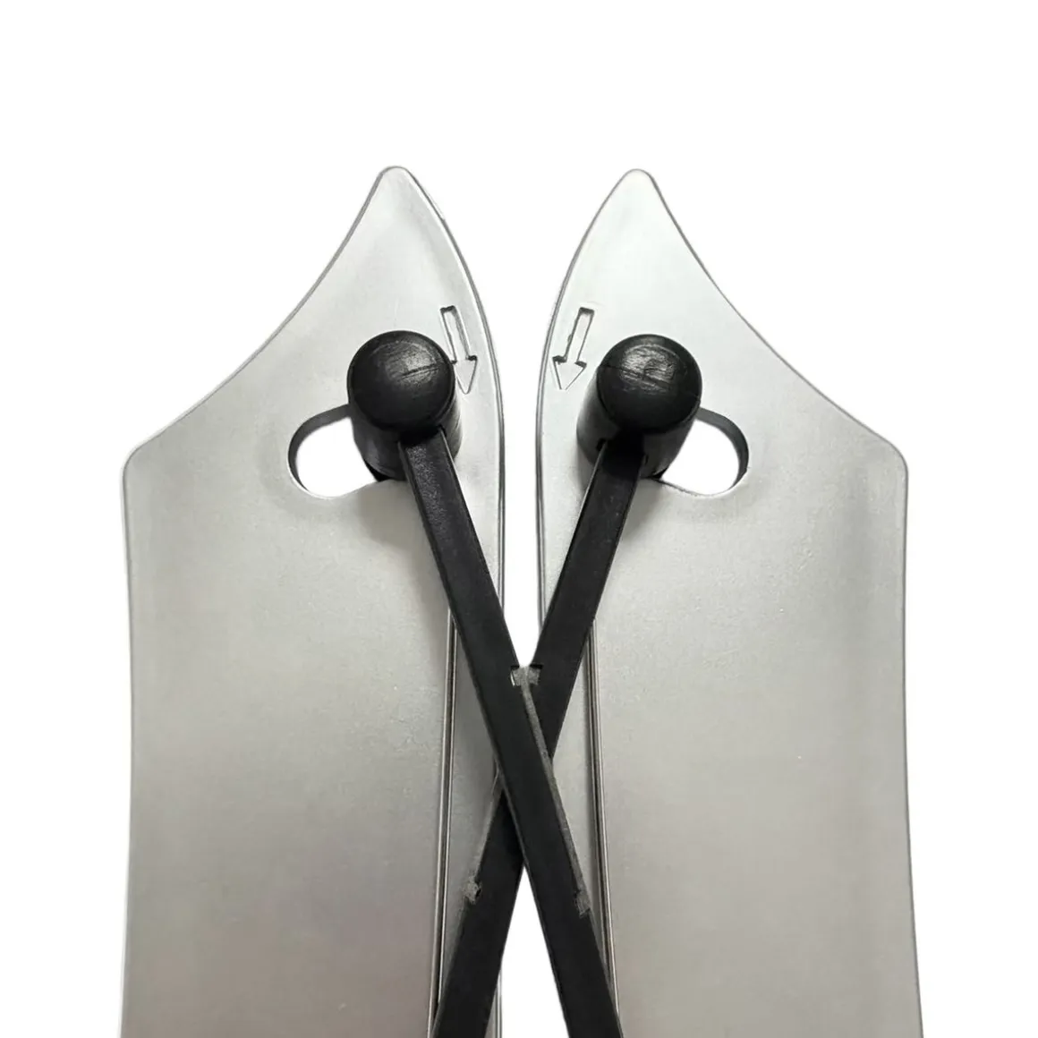 Messerschärfer 16 cm silber