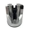 Messerschärfer mit PowerGrip-Saugnapf silber/schwarz