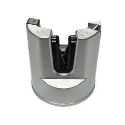 Messerschärfer mit PowerGrip-Saugnapf silber/schwarz