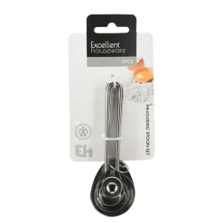 Messlöffel Edelstahl Set 4-teilig