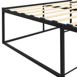 Metallbett ANKARA 140 x 200 x 45 cm schwarz