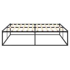 Metallbett ANKARA 140 x 200 x 45 cm schwarz