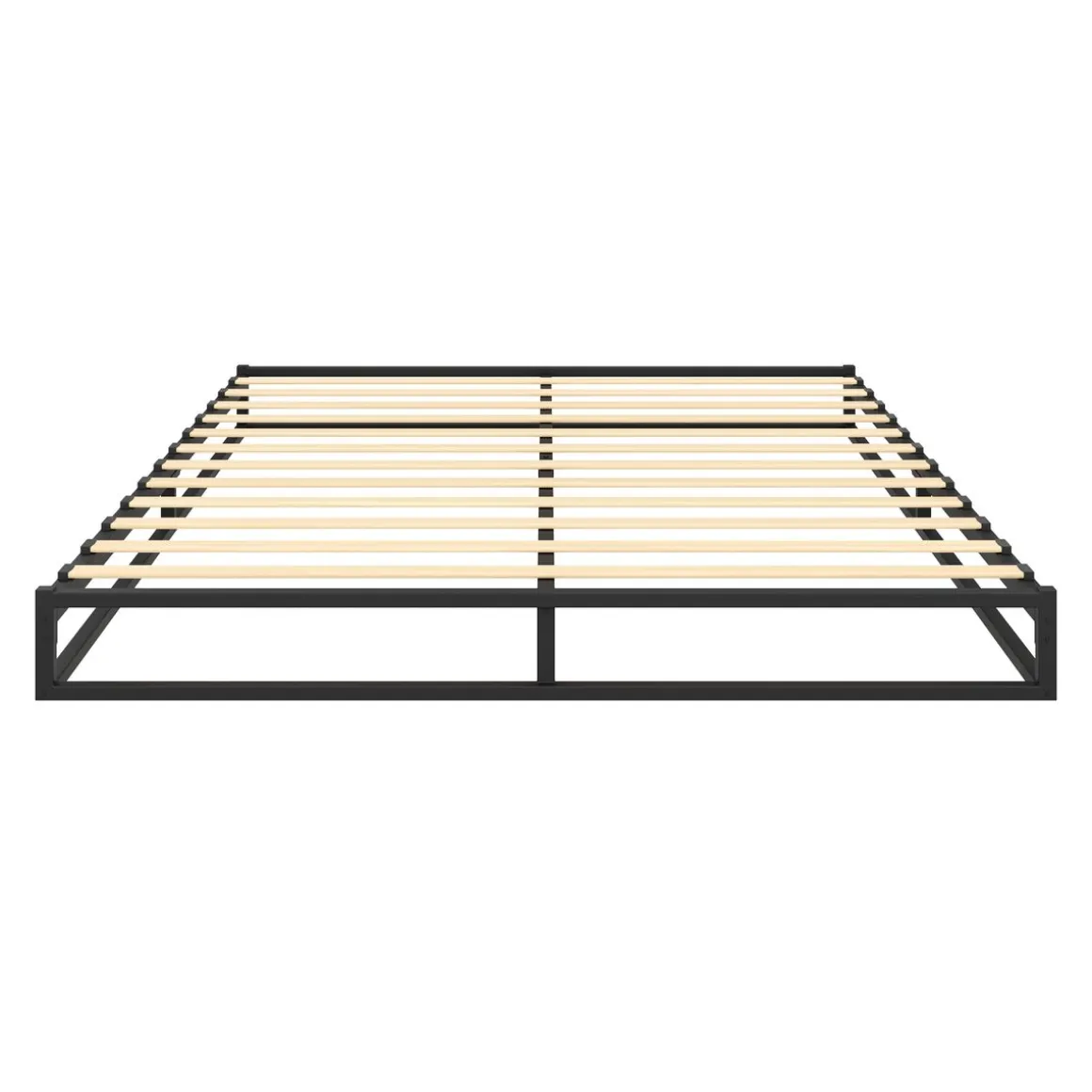 Metallbett ANKARA 140 x 200 x 15 cm schwarz