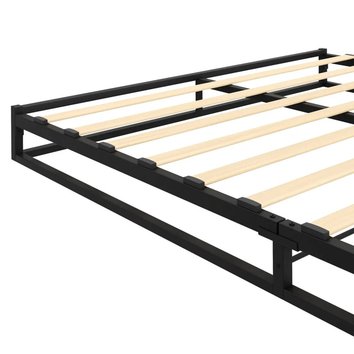 Metallbett ANKARA 140 x 200 x 15 cm schwarz