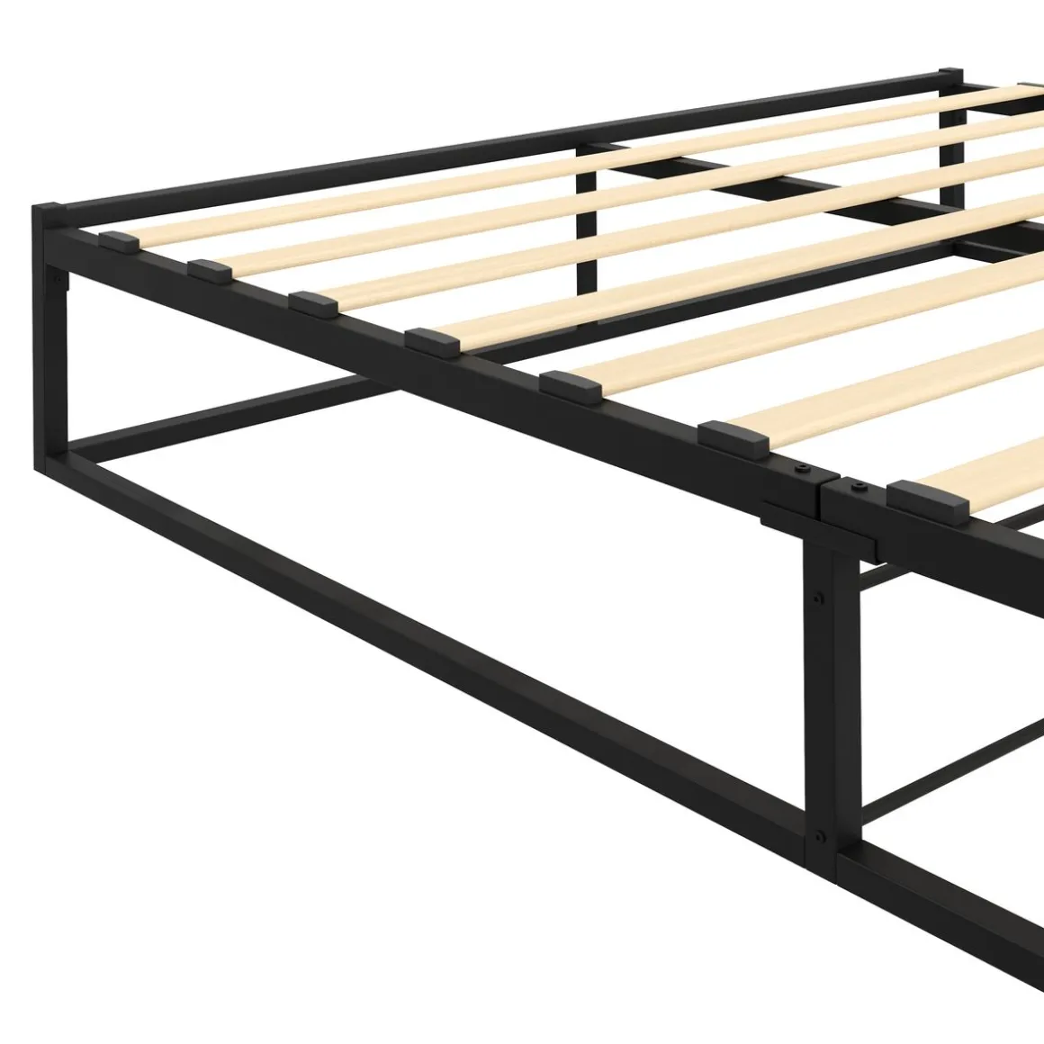 Metallbett ANKARA 140 x 200 x 25 cm schwarz